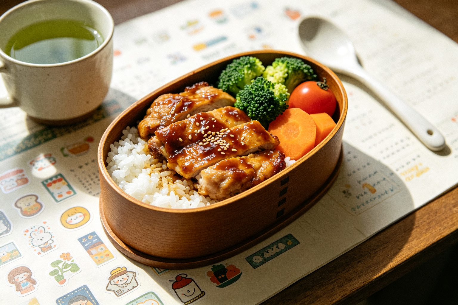 照烧鸡腿便当